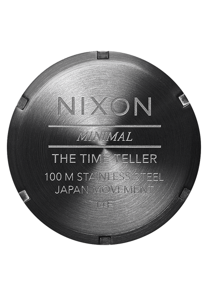 Nixon Time Teller Watch - All Black/Rose Gold