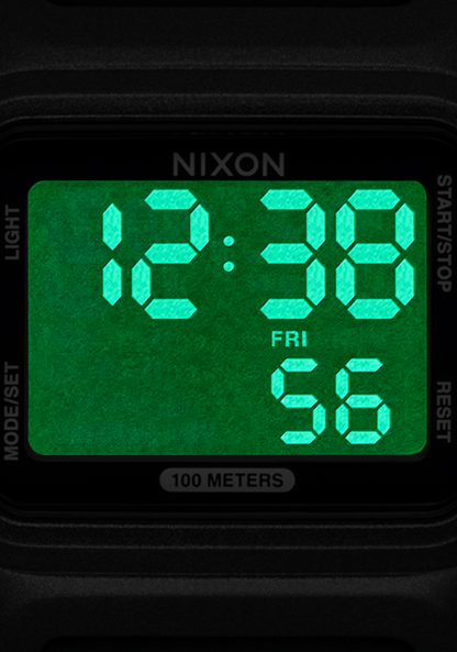Nixon Ripper Digital Watch - Black/Black