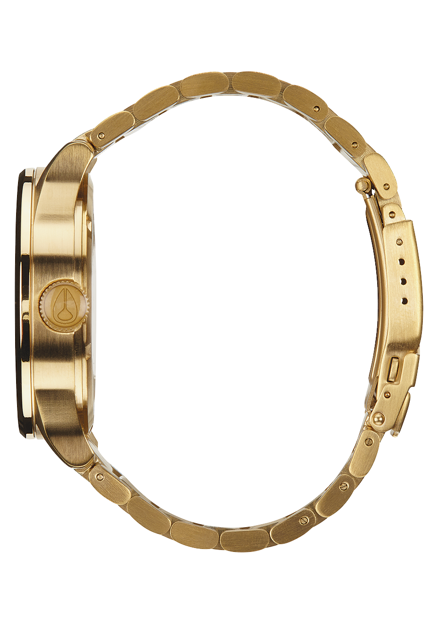 Nixon Sentry Stainless Steel Watch - All Gold / Black