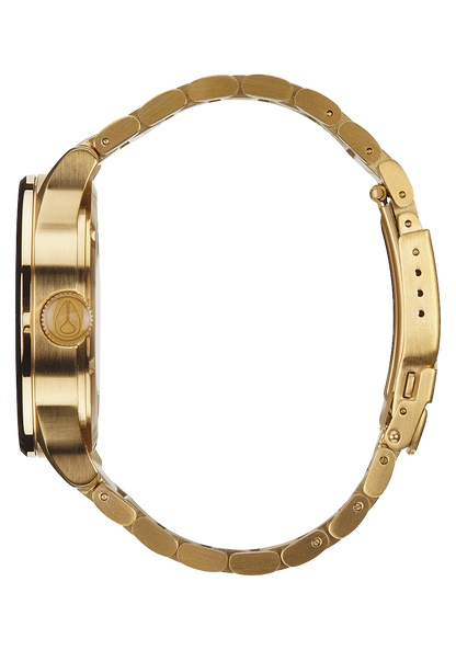 Nixon Sentry Stainless Steel Watch - All Gold / Black