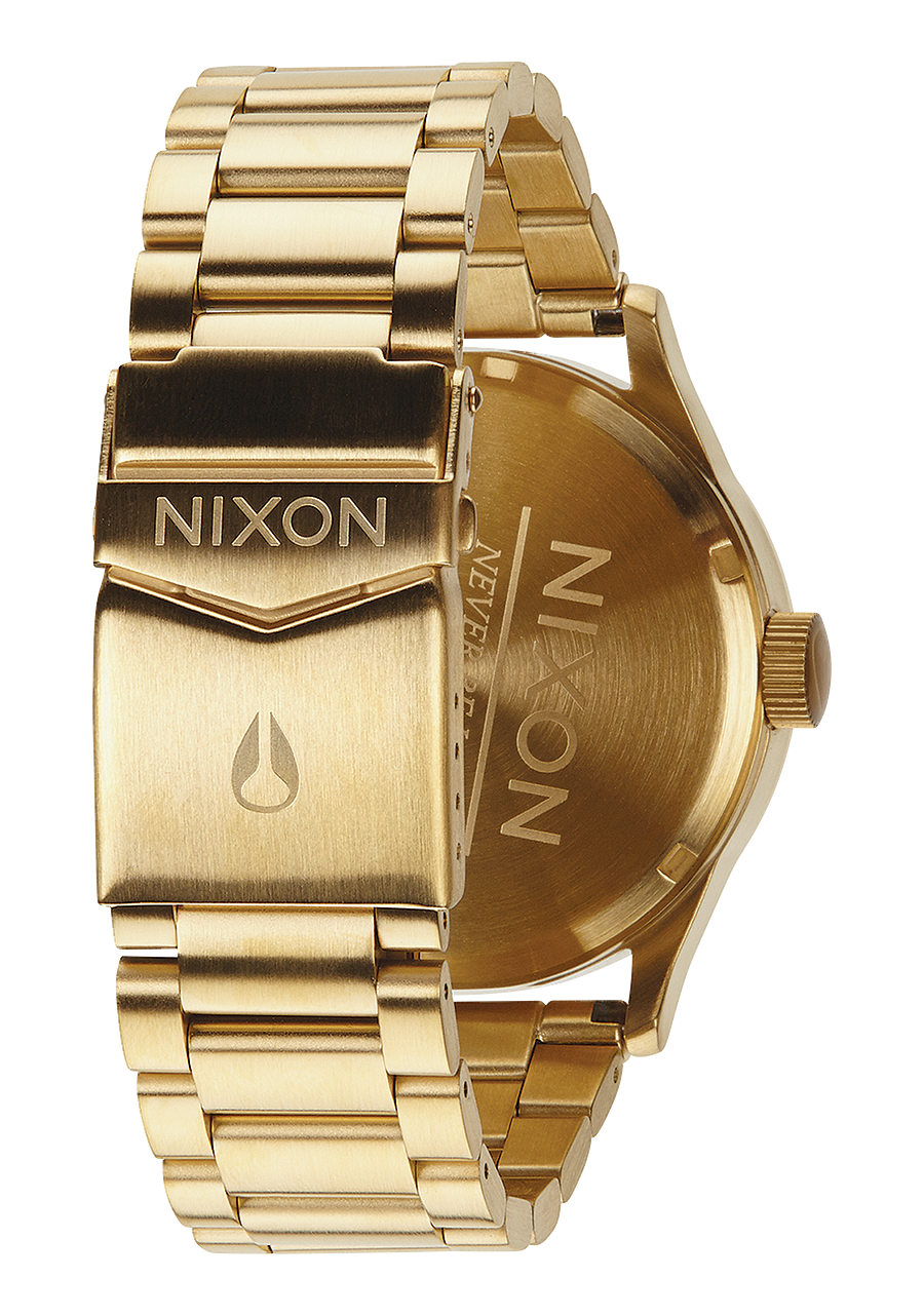 Nixon Sentry Stainless Steel Watch - All Gold / Black