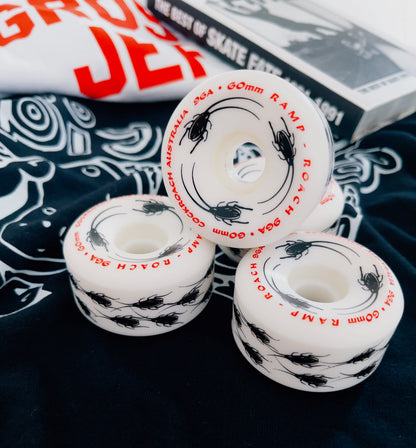 Cockroach Wheels Ramp Roach 60mm 96A - White