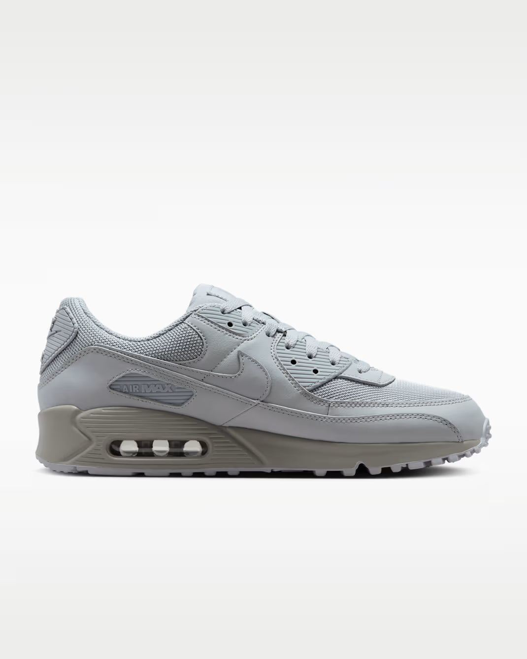 Nike Air Max 90 Wolf Grey Black White Sneakers