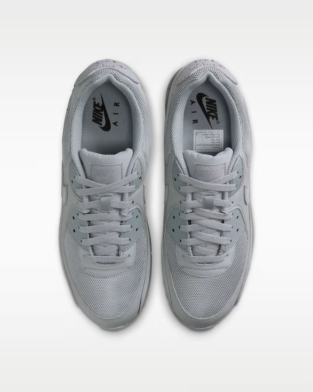 Nike Air Max 90 Wolf Grey Black White Sneakers