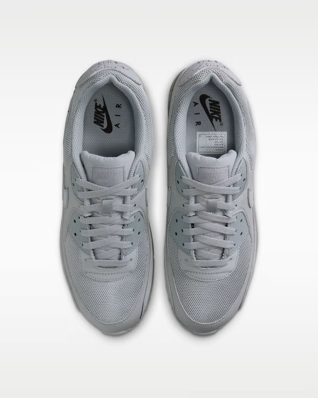 Nike Air Max 90 Wolf Grey Black White Sneakers