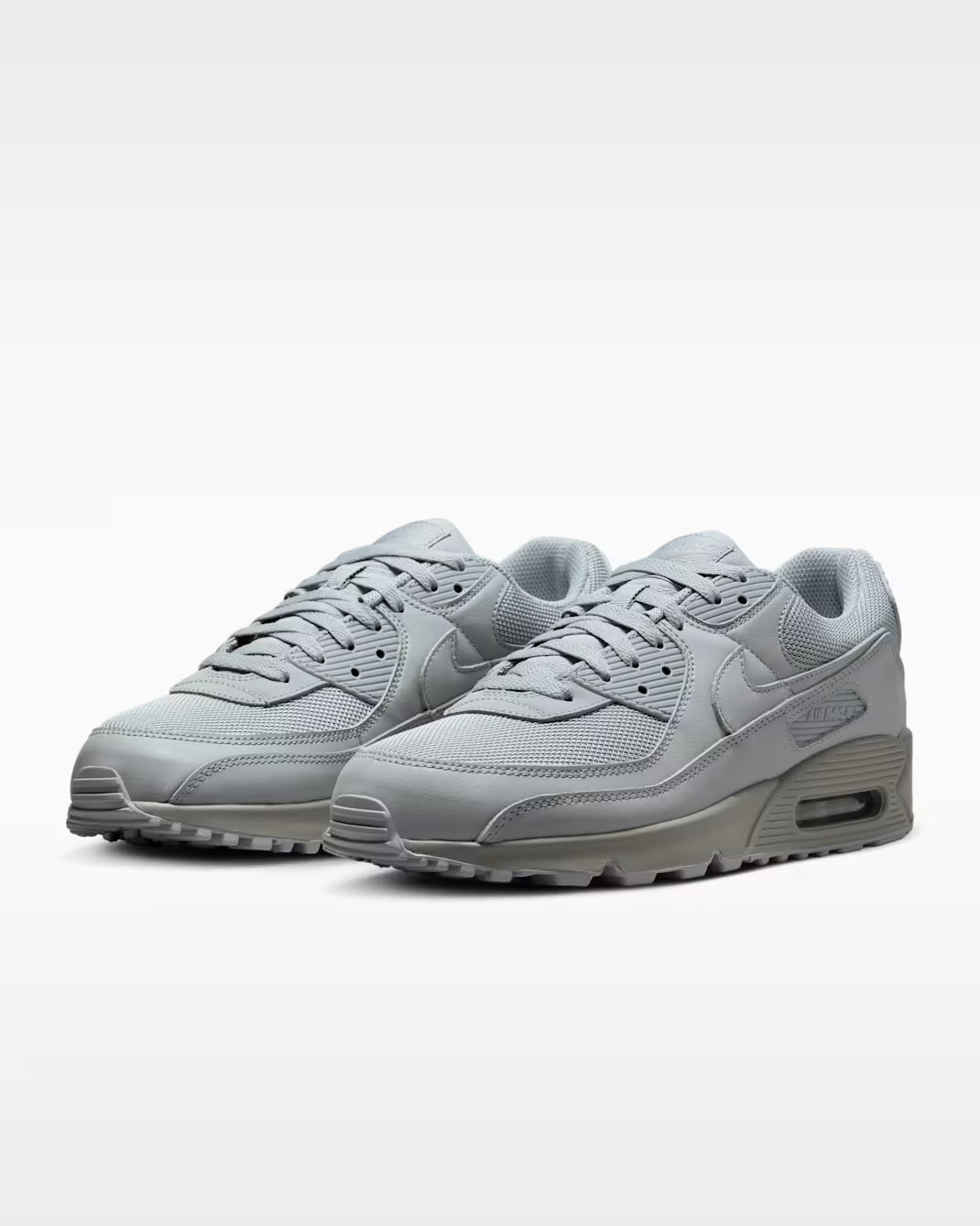 Nike Air Max 90 Wolf Grey Black White Sneakers