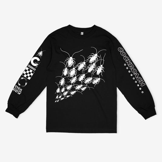 Cockroach Wheels Archive L/S Tee - Black