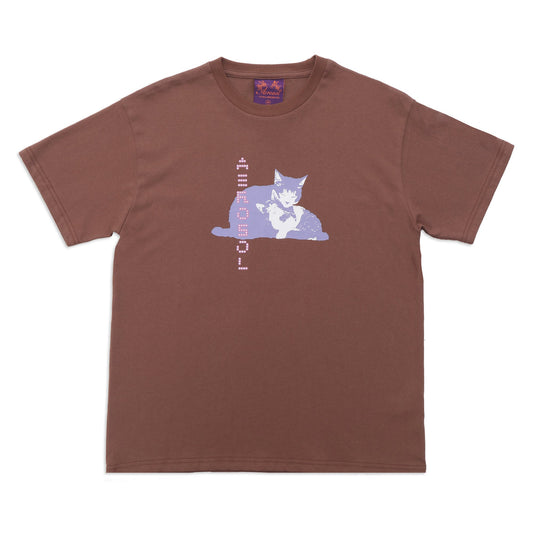 Aerosol Skateboards Tibbles Tee Brown