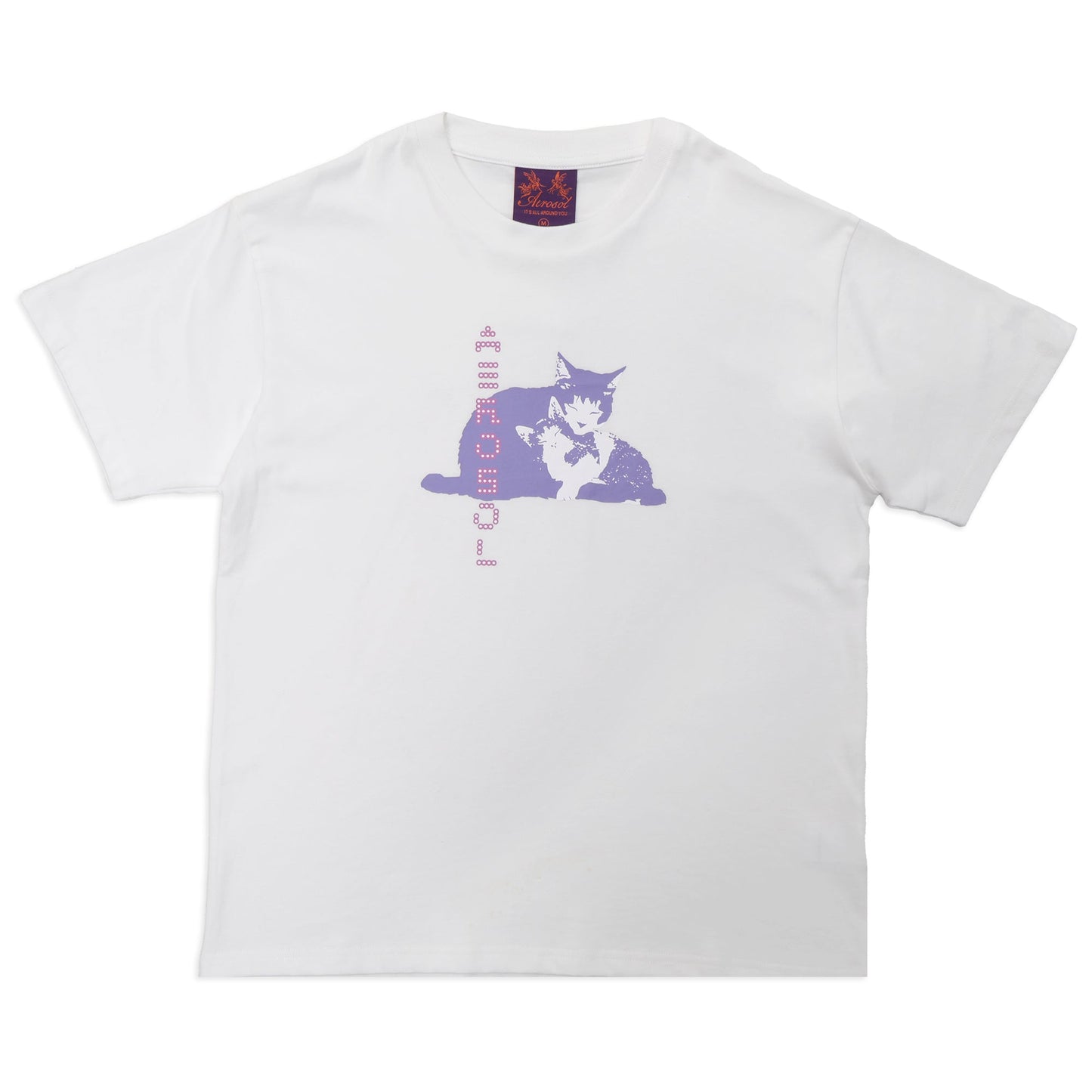 Aerosol Skateboards Tibbles Tee White