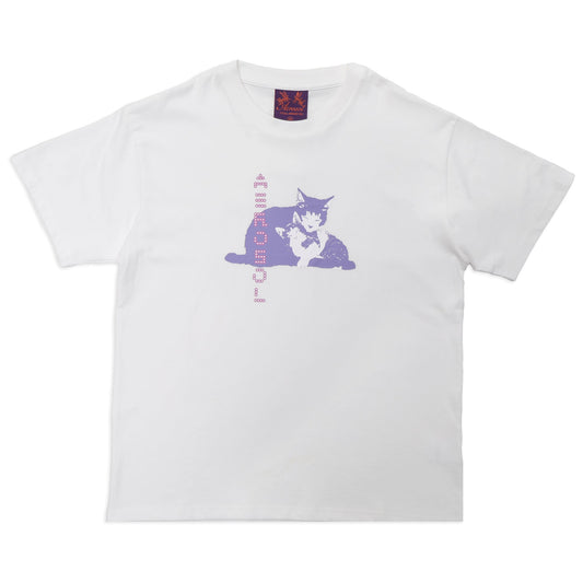 Aerosol Skateboards Tibbles Tee White