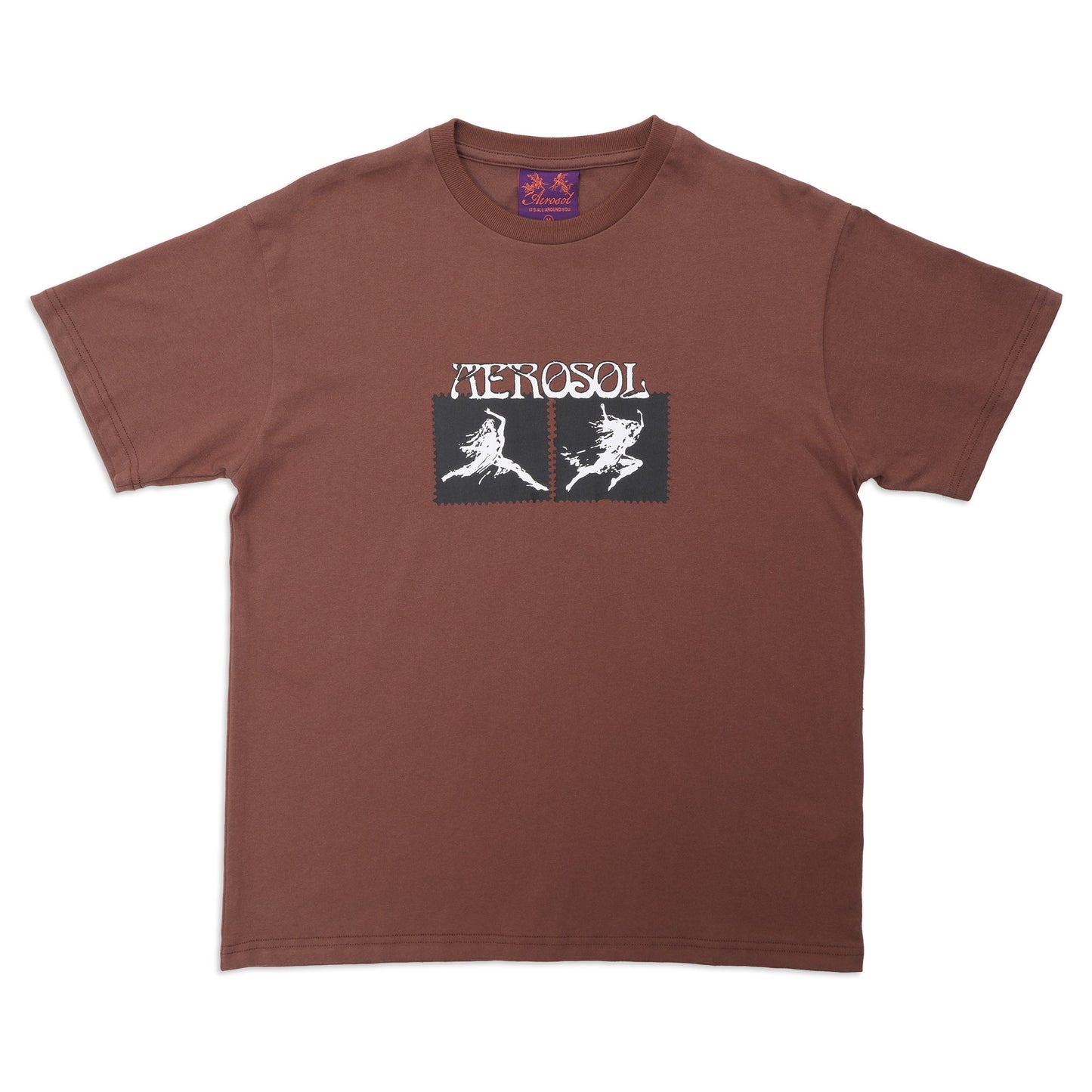 Aerosol Skateboards Affinity Tee Brown