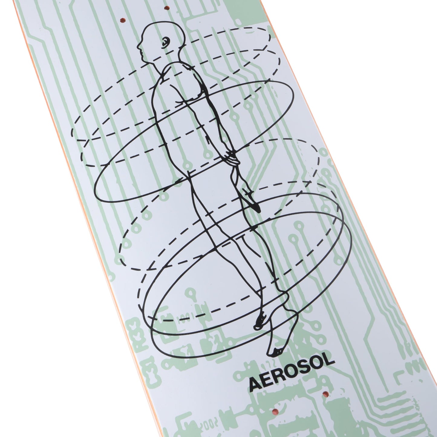Aerosol Skateboards Aerosphere Deck Green/White