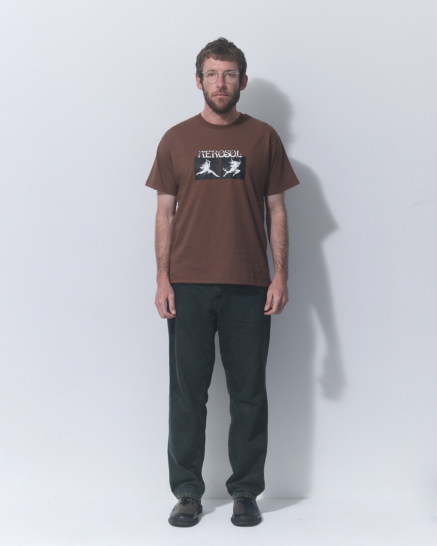 Aerosol Skateboards Affinity Tee Brown
