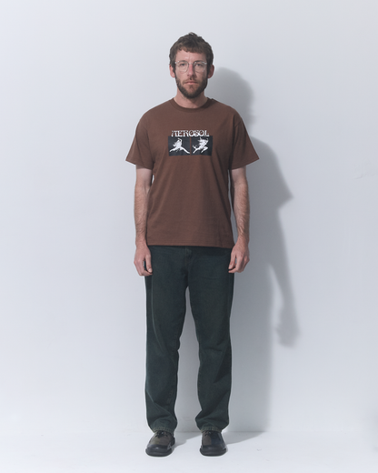 Aerosol Skateboards Affinity Tee Brown
