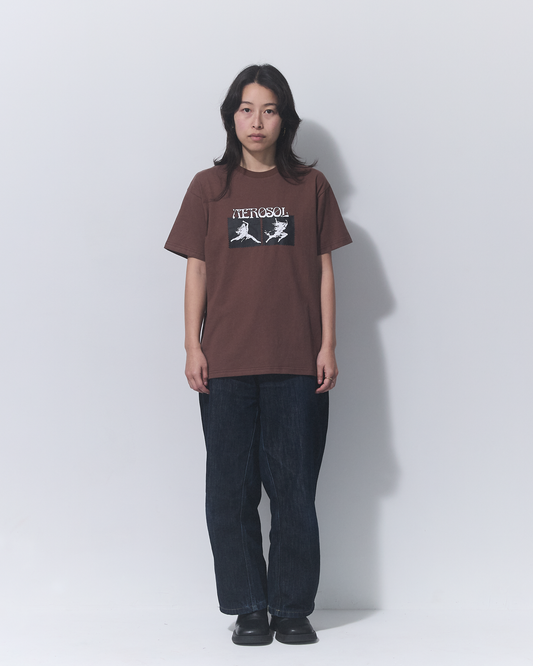 Aerosol Skateboards Affinity Tee Brown