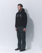 Aerosol Skateboards Angel Zip Hoodie Black