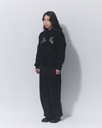 Aerosol Skateboards Angel Zip Hoodie Black