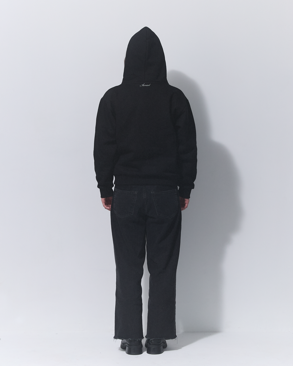 Aerosol Skateboards Angel Zip Hoodie Black