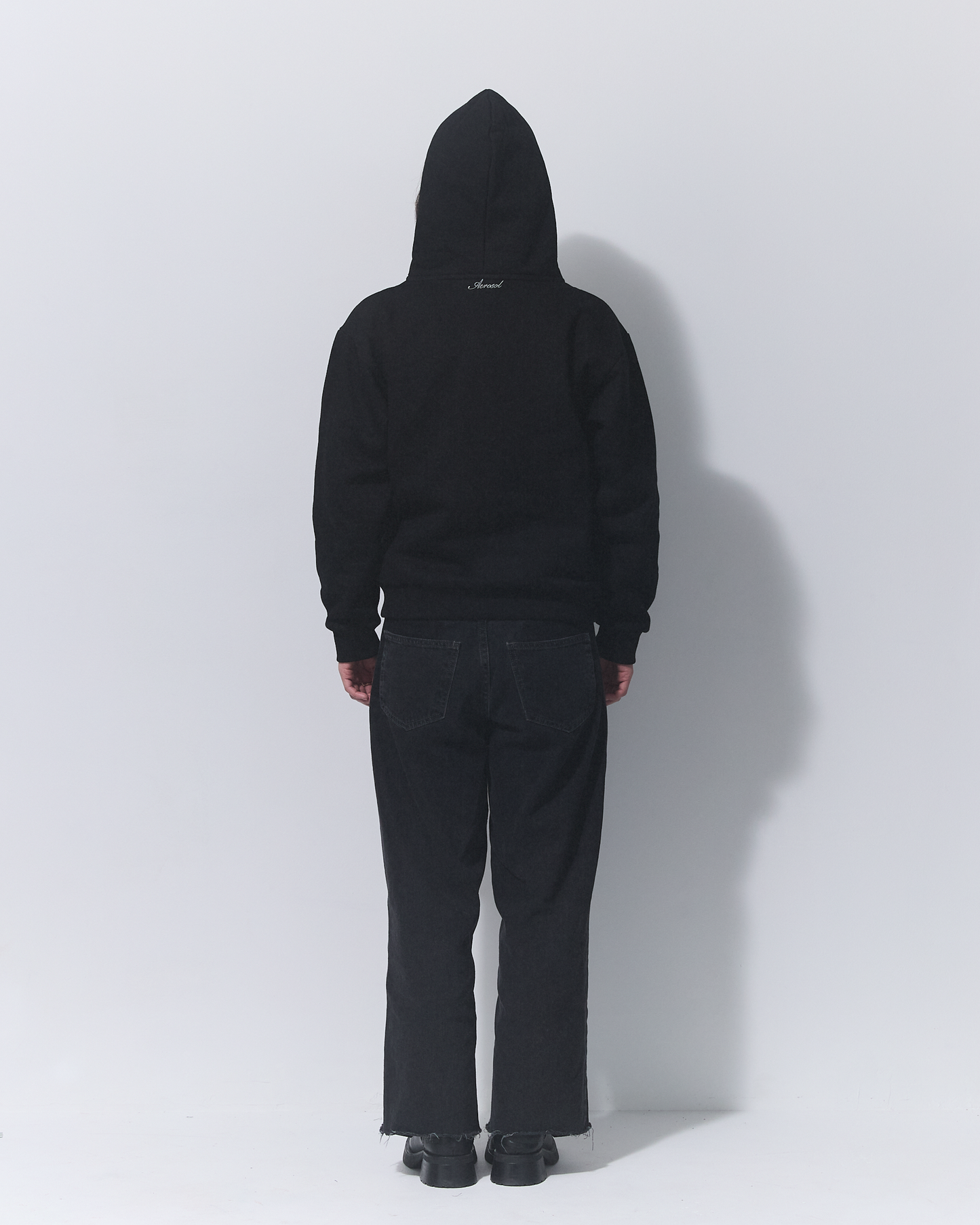 Aerosol Skateboards Angel Zip Hoodie Black