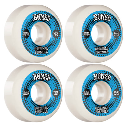 Bones Wheels OG 100's White 53mm Conical V5 Sidecut