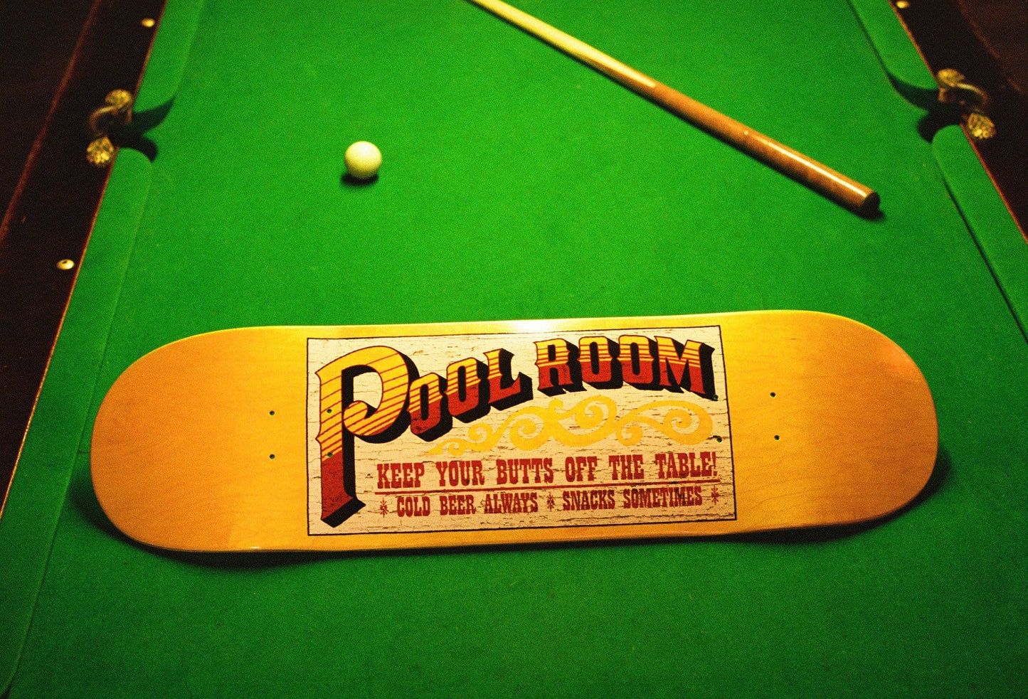 Poolroom Associates Skateboard Deck 8.5"
