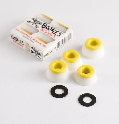 Bones Bushings Medium White 91a Hardcore Cushions Skateboard Truck Rubbers