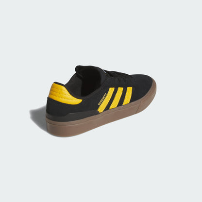 Adidas Busenitz Vulc II Skate Shoes Core Black / Preloved Yellow / Gum