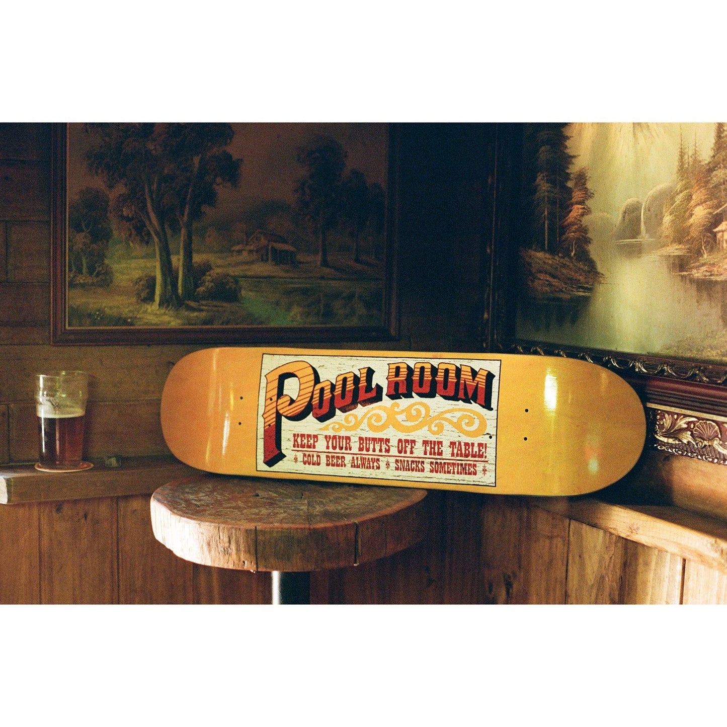 Poolroom Associates Skateboard Deck 8.25"
