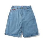 Butter Goods Baggy Denim Shorts Washed Indigo Jorts