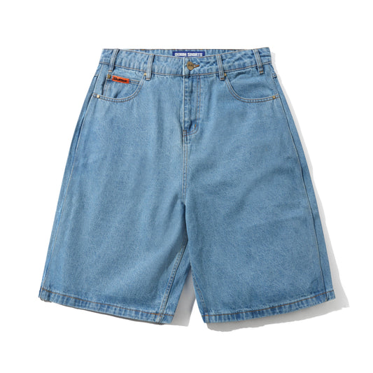 Butter Goods Baggy Denim Shorts Washed Indigo Jorts