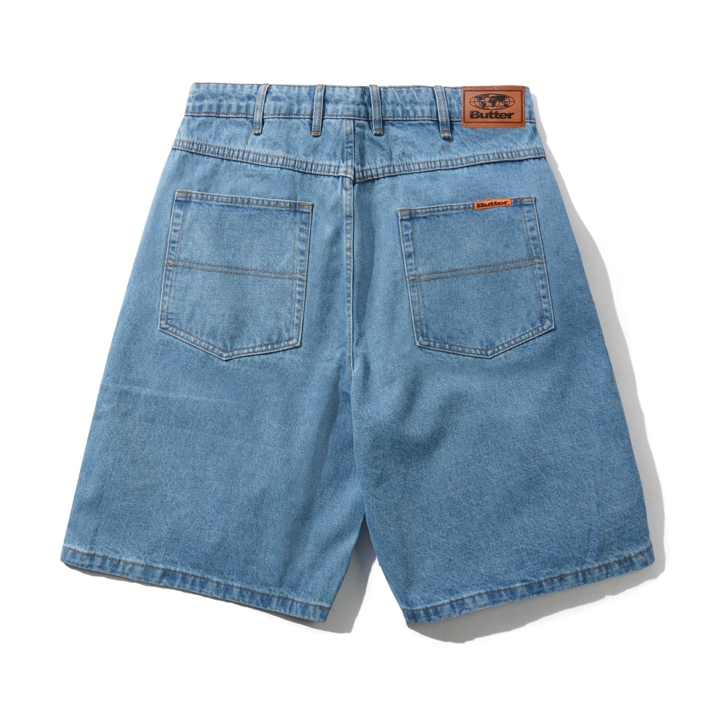 Butter Goods Baggy Denim Shorts Washed Indigo Jorts