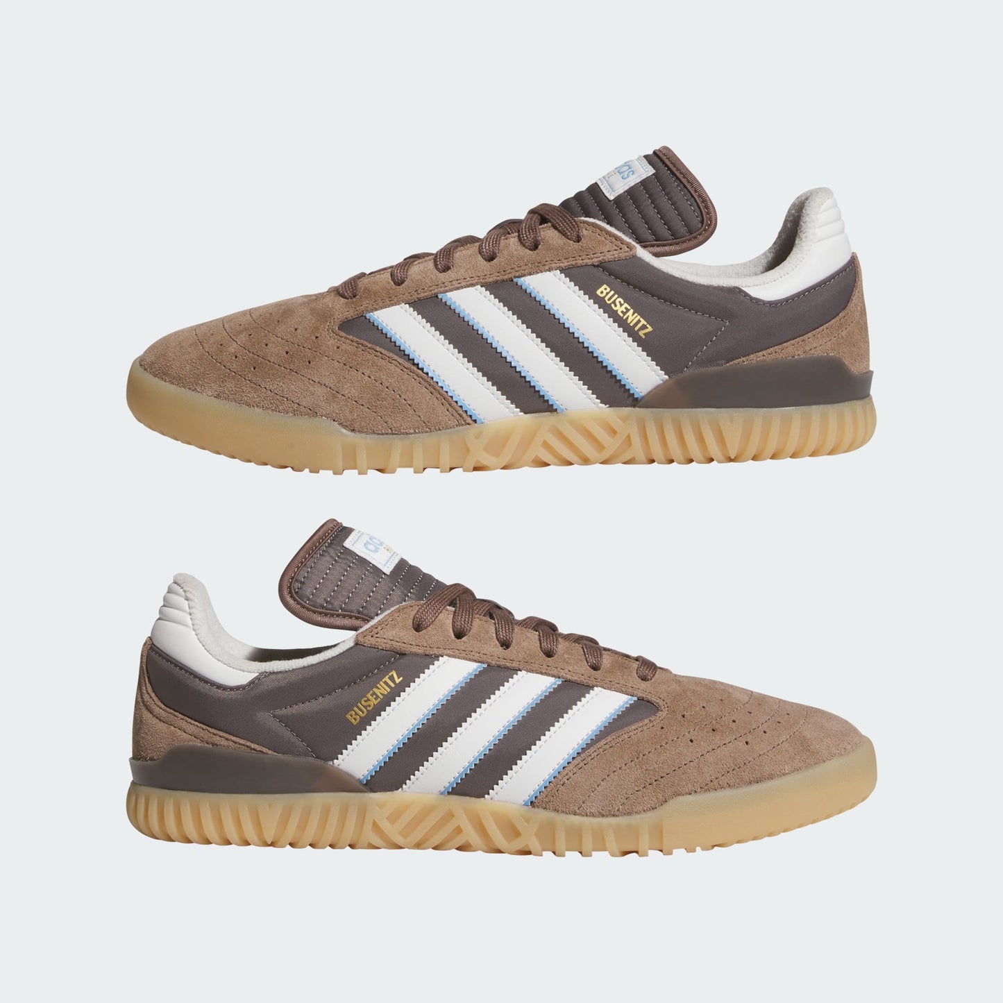 Adidas Busenitz Indoor Super Skate Shoes Earth Strata / Crystal White / Charcoal / Gum