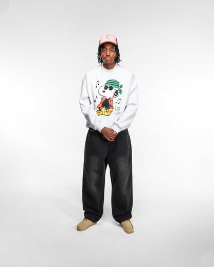 Butter Goods Music Crewneck Ash