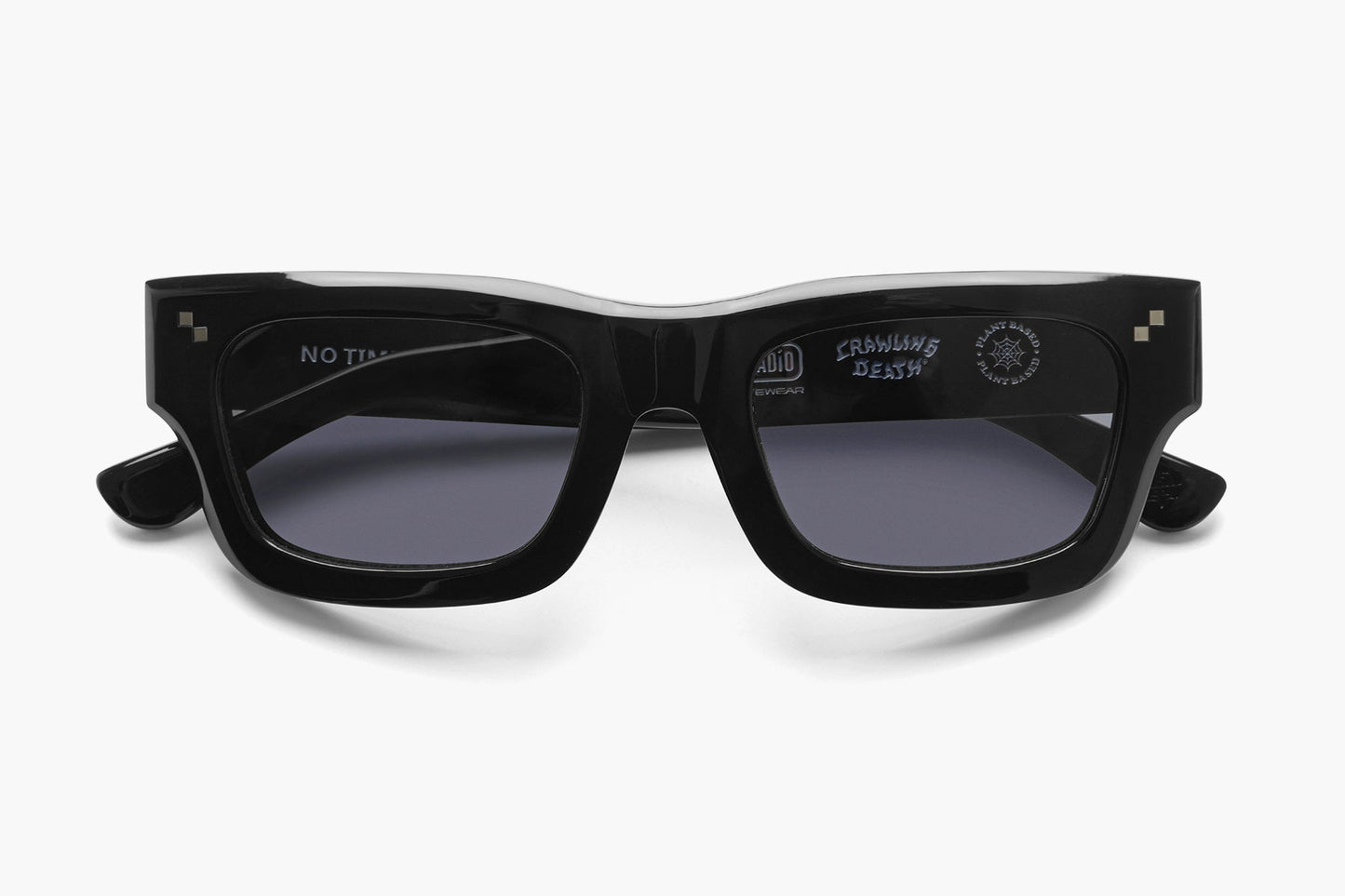 Radio Eyewear x Crawling Death Sunglasses - Black / Grey