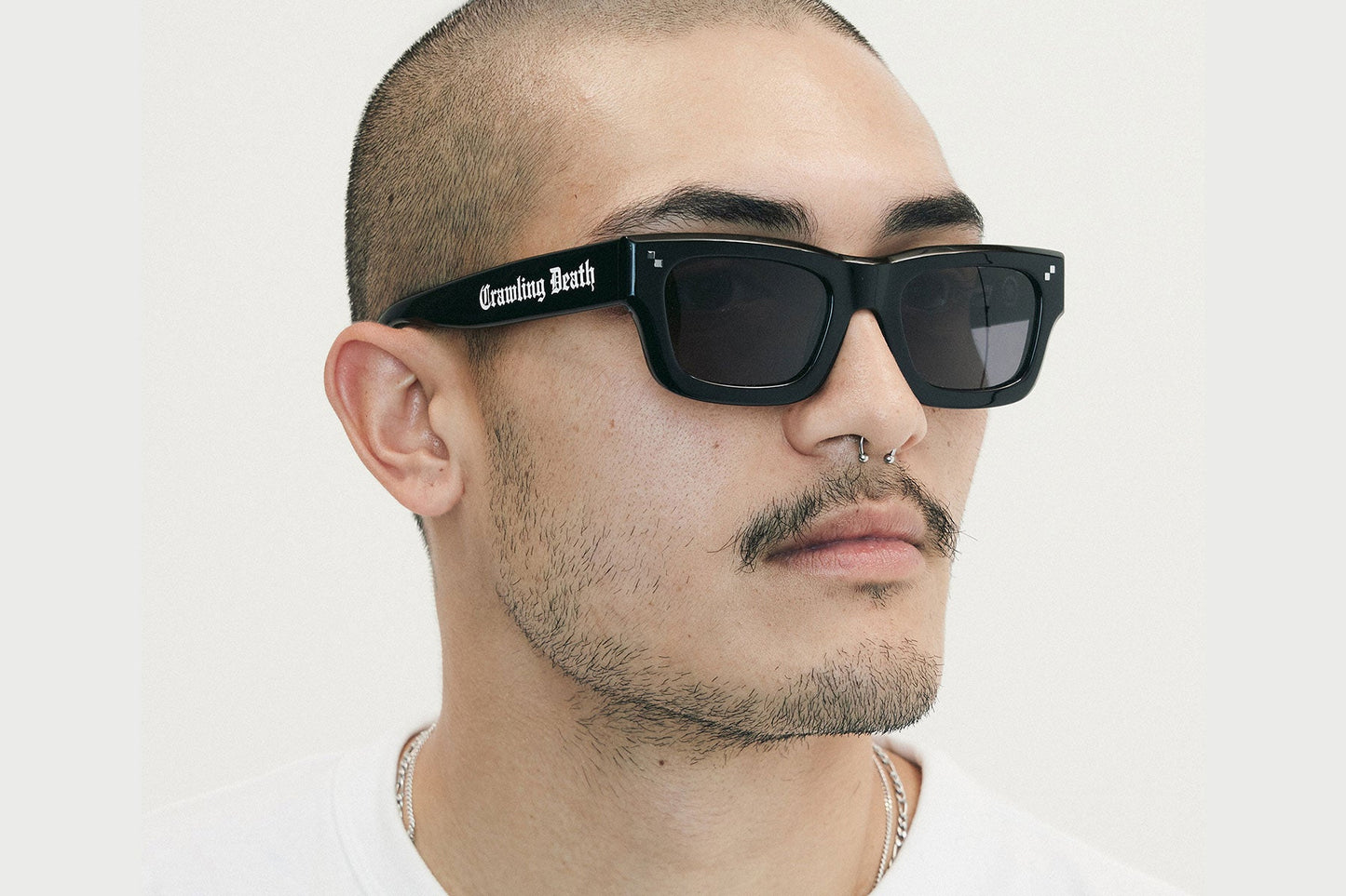 Radio Eyewear x Crawling Death Sunglasses - Black / Grey