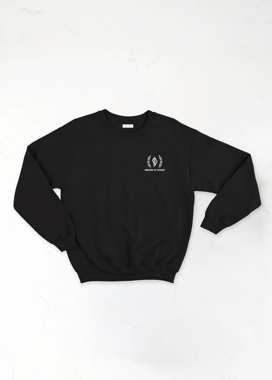Hours Is Yours x Piss Drunx PD Crew Jumper - Black