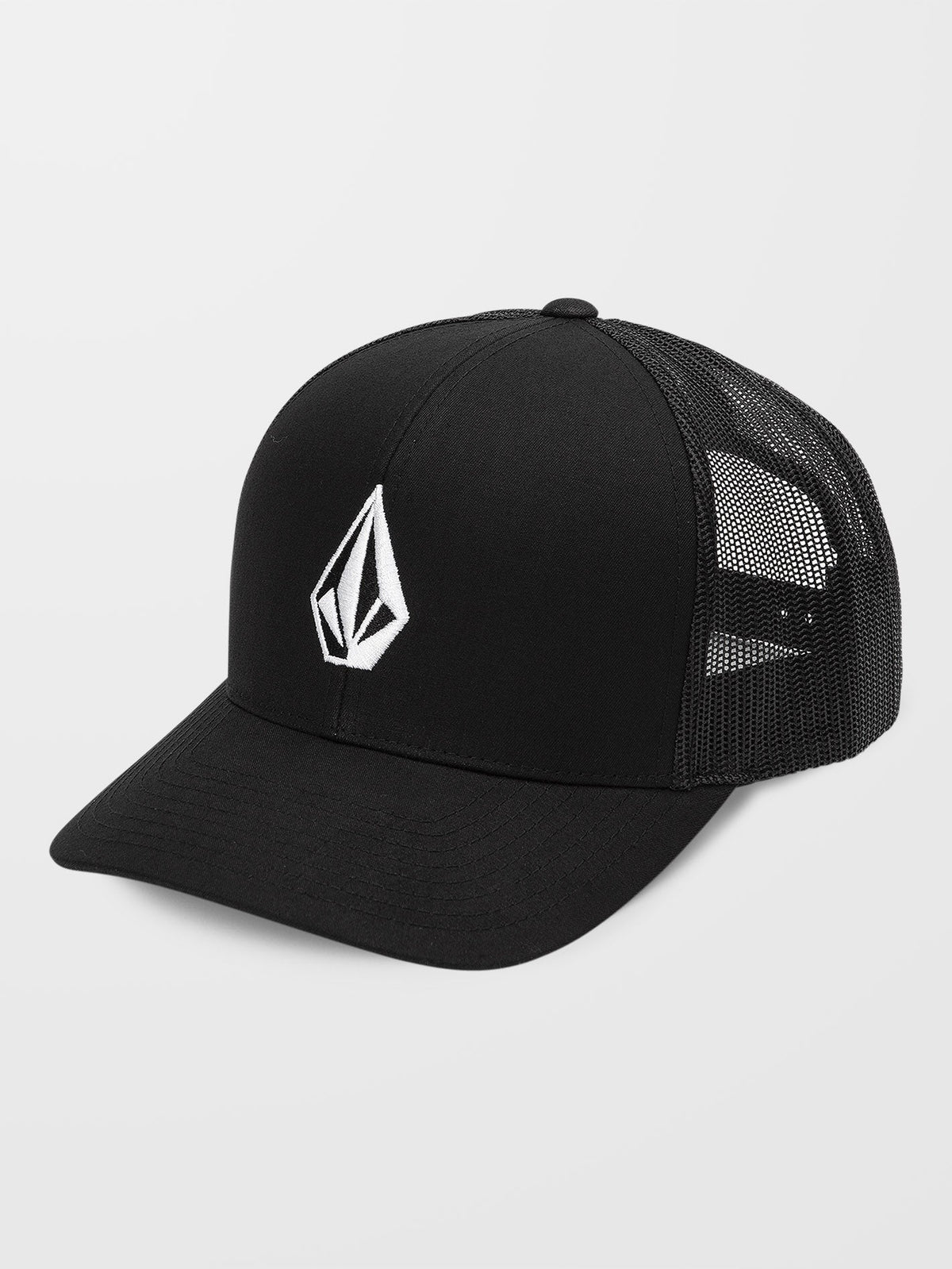 Volcom Full Stone Cheese Trucker Cap, Black