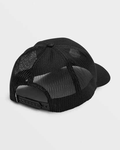 Volcom Full Stone Cheese Trucker Cap, Black