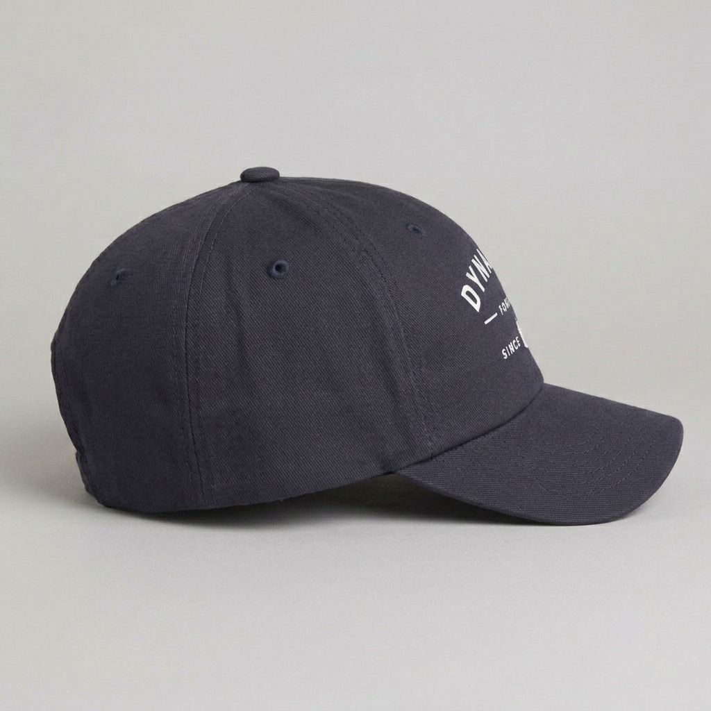 Dynamite Forever Retro Navy Snapback Cap – 6 Panel Unstructured