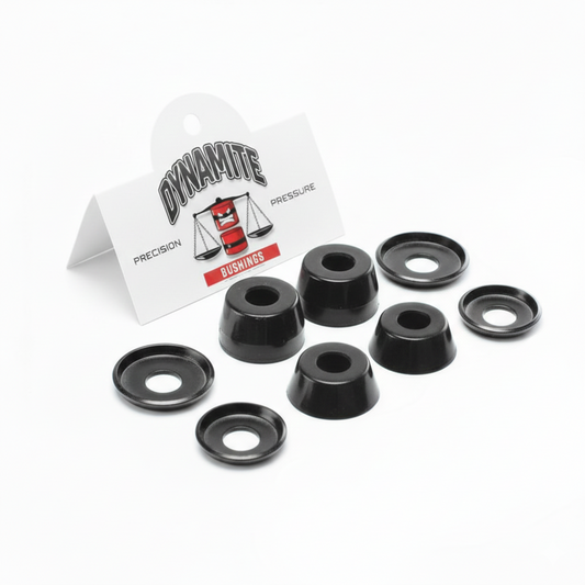 Dynamite Forever Premium Bushings Hard 95A Black - Skateboard Truck Cushions Kit