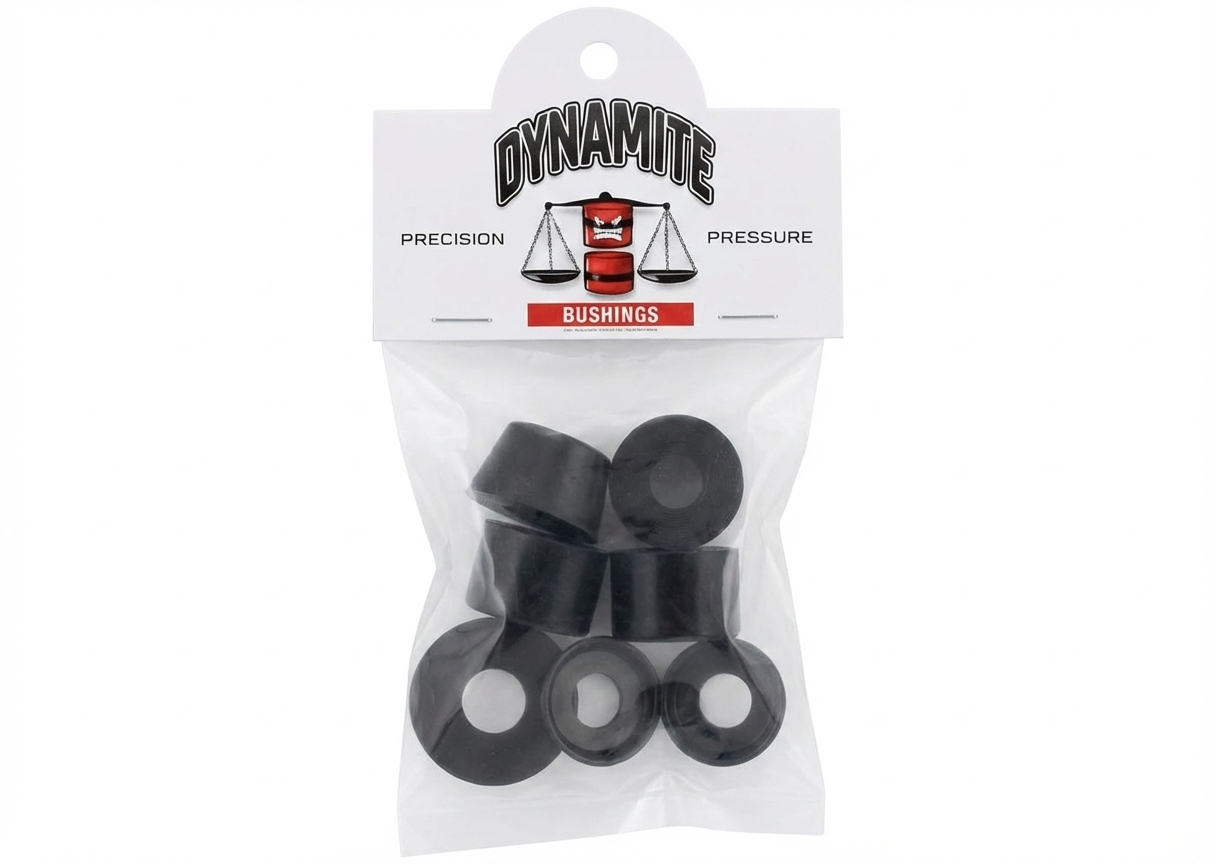 Dynamite Forever Premium Bushings Hard 95A Black - Skateboard Truck Cushions Kit