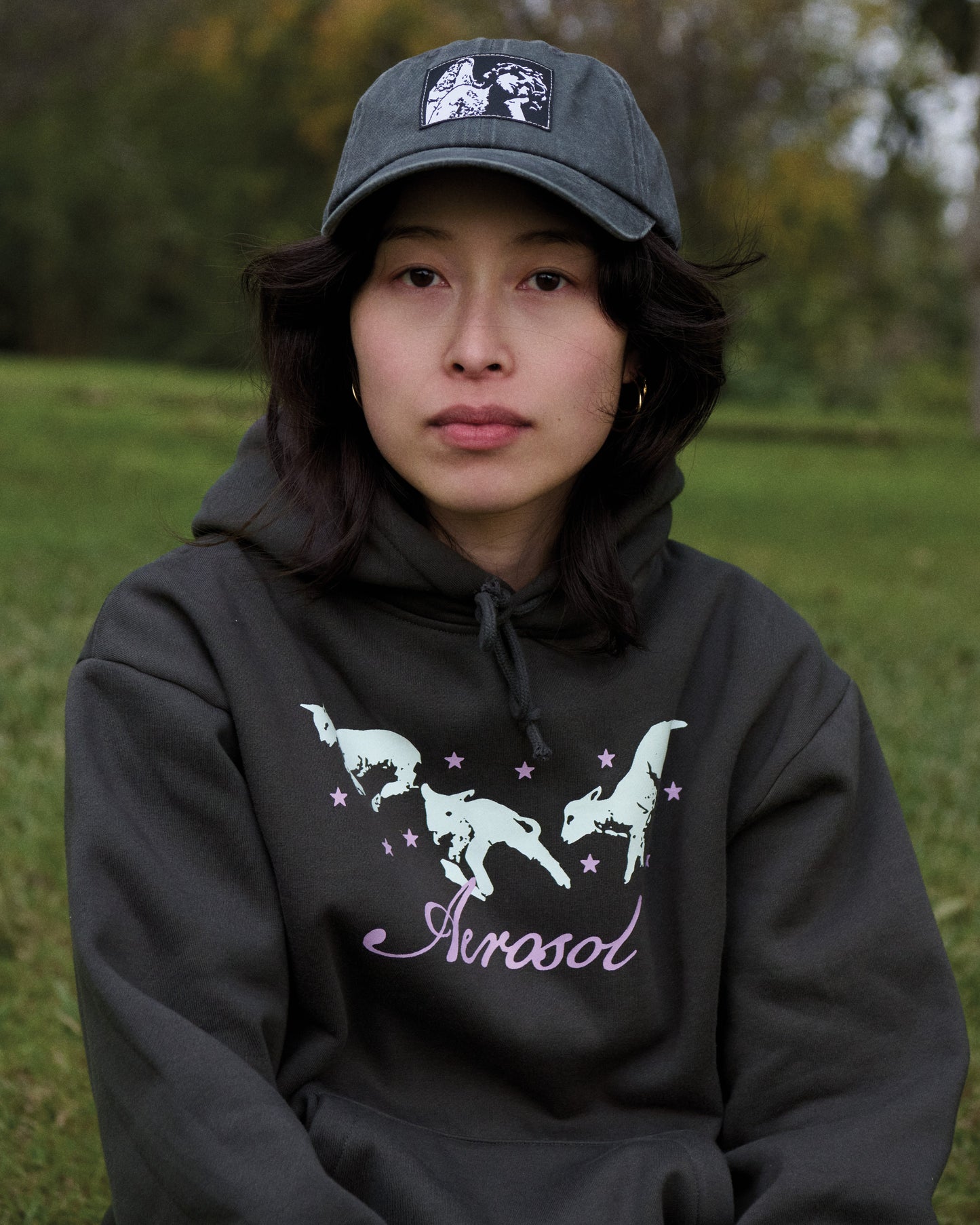 Aerosol Skateboards PC Hat Washed Black