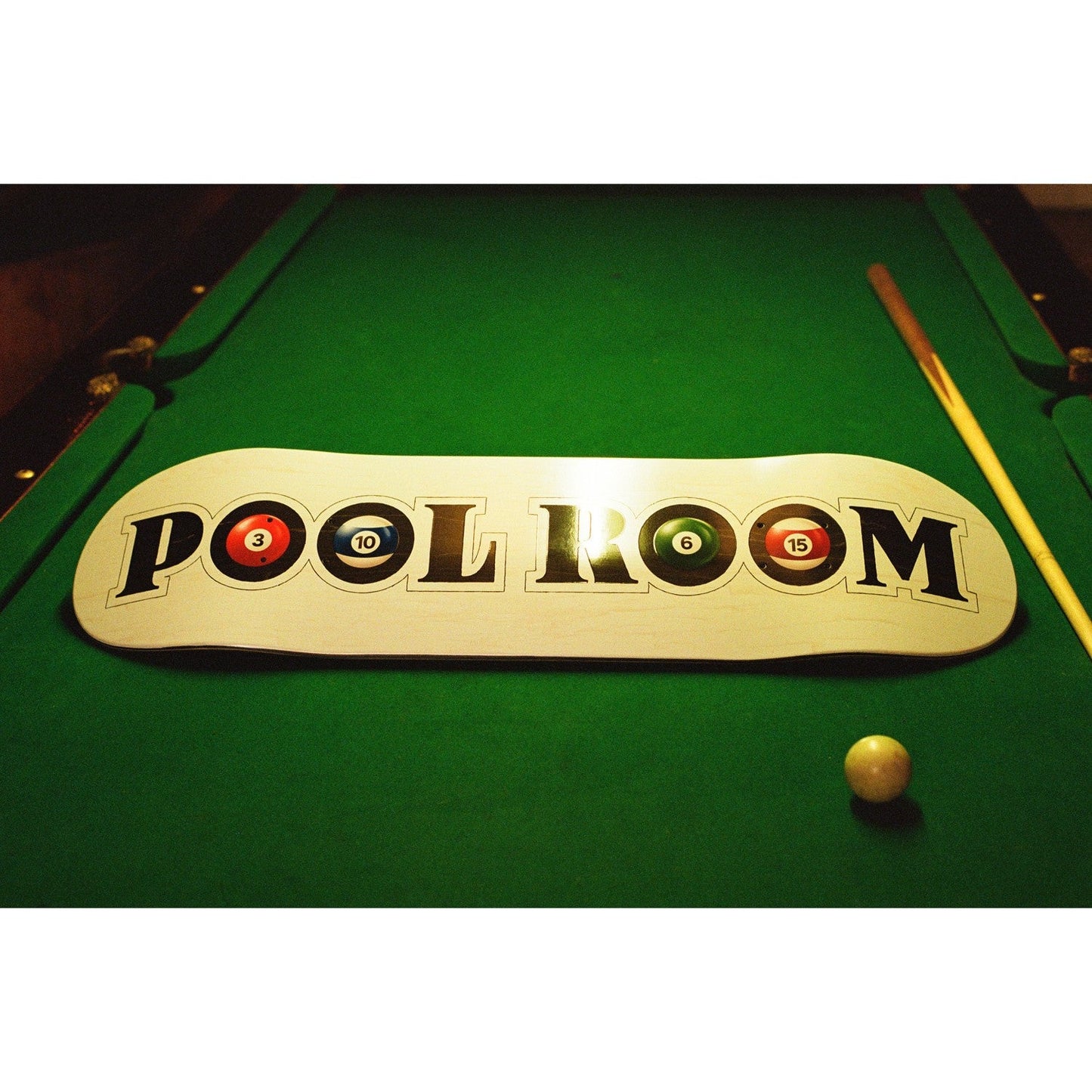 Poolroom Ballroom Skateboard Deck 8.25"