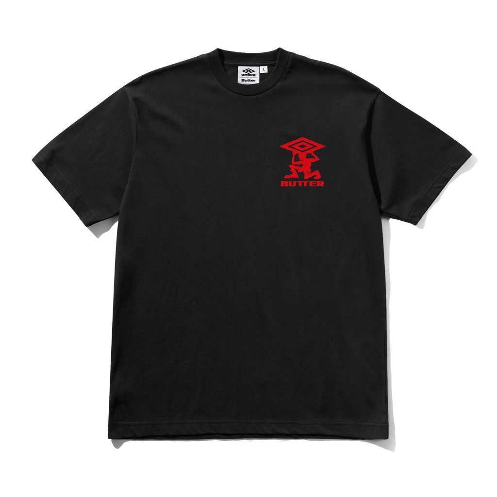 Butter Goods x Umbro Diamond Terrain Tee Black