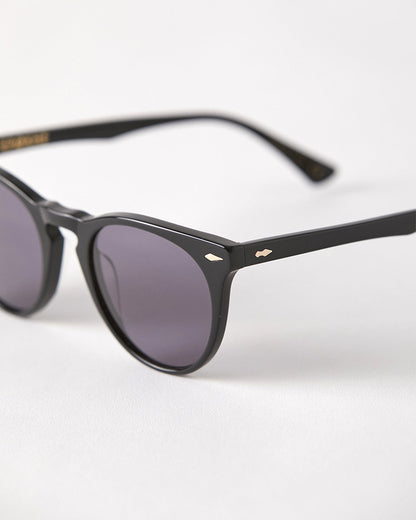 Epokhe Darko Sunglasses - Black Polished / Black
