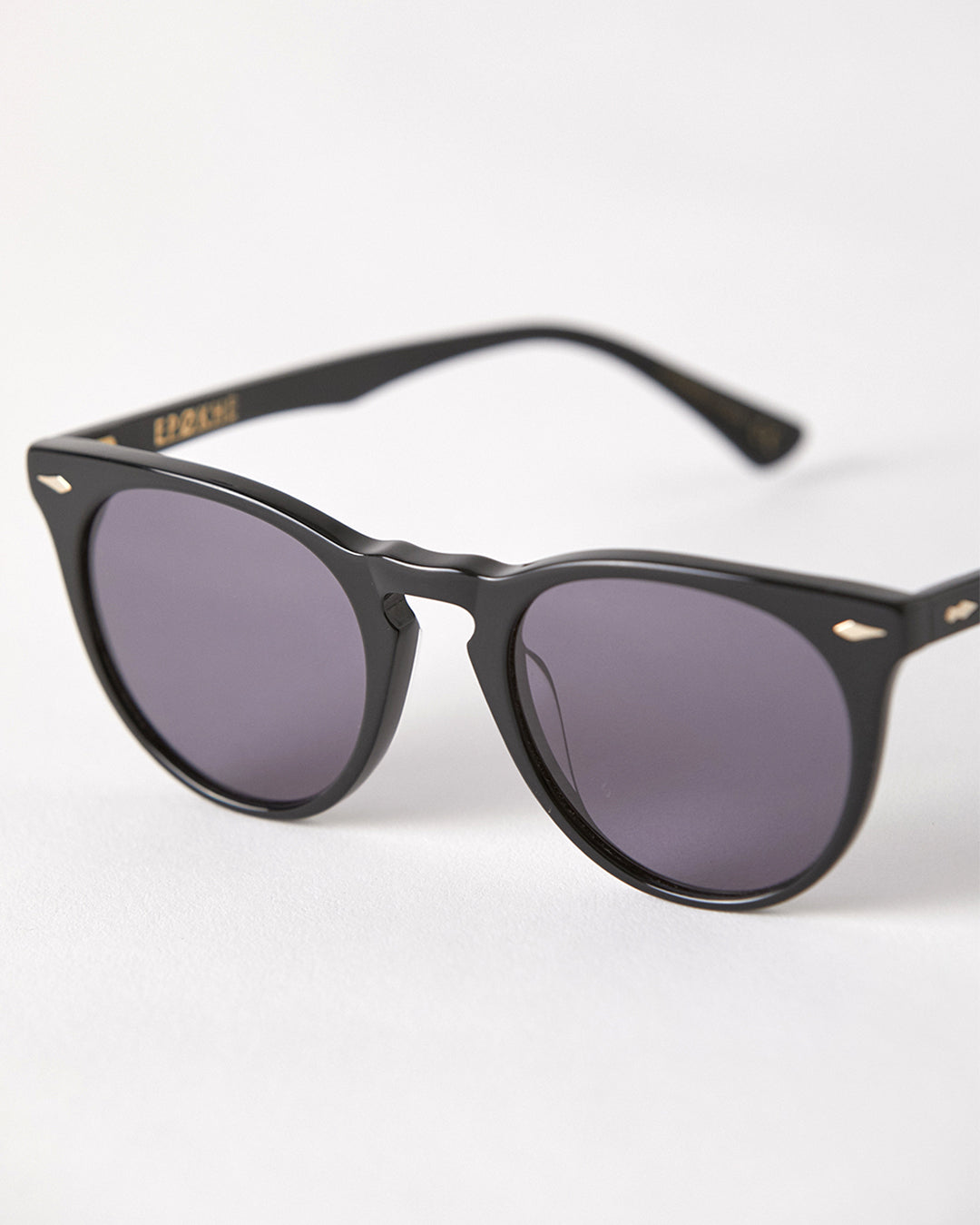 Epokhe Darko Sunglasses - Black Polished / Black