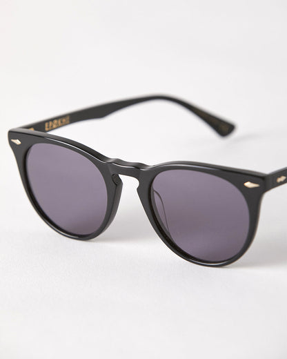 Epokhe Darko Sunglasses - Black Polished / Black