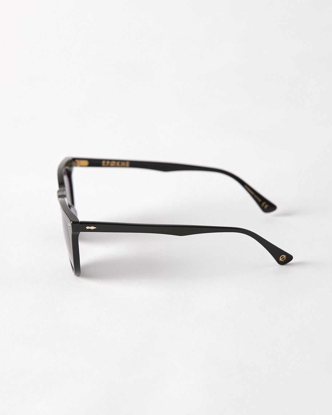 Epokhe Darko Sunglasses - Black Polished / Black