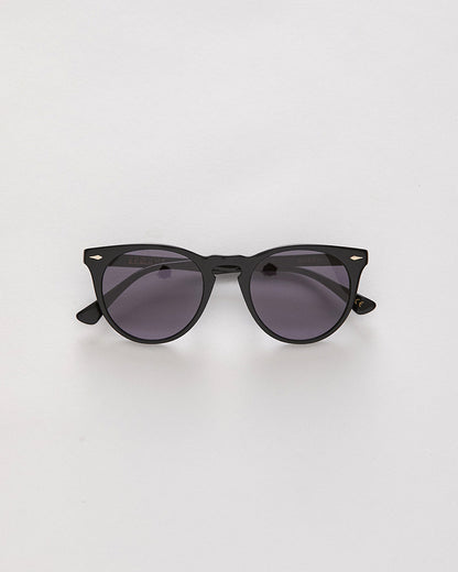 Epokhe Darko Sunglasses - Black Polished / Black