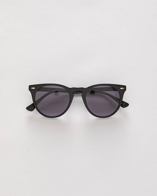 Epokhe Darko Sunglasses - Black Polished / Black